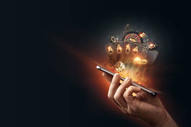 Diamond Empire slot game interface showing gem symbols and payline structure